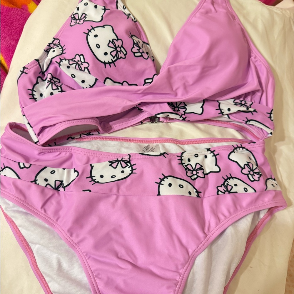 Pink Hello Kitty Bikini Set